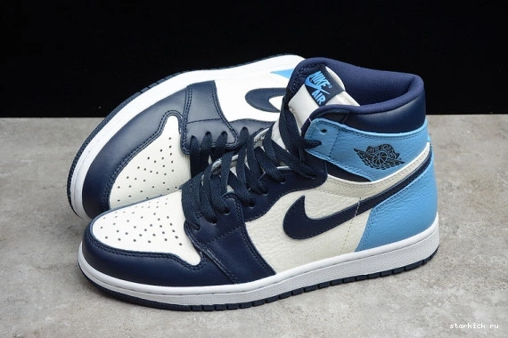 - High 555088-140 1 Retro UNC Obsidian Blue Air Jordan | 555088-140 University OG 1217